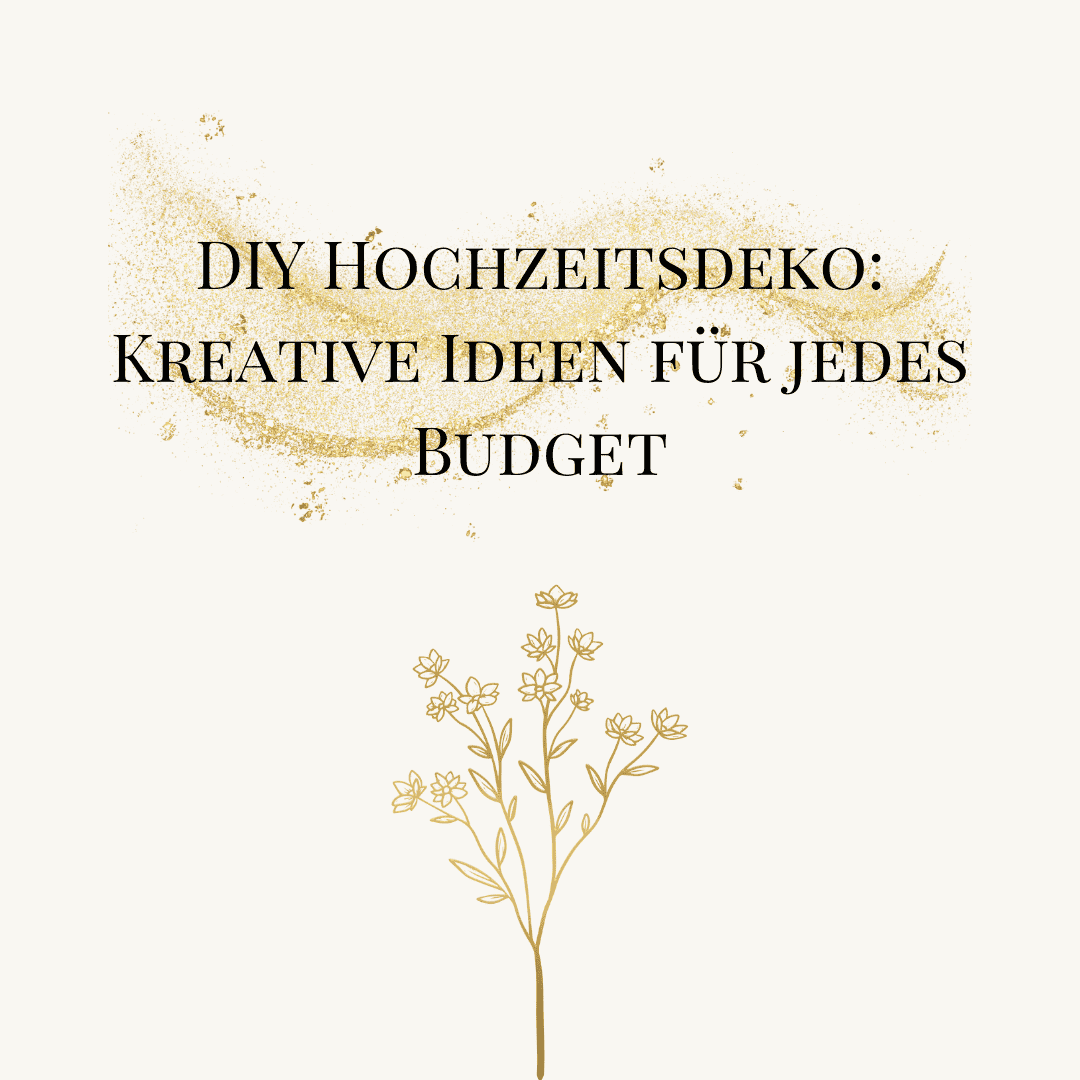 DIY Hochzeitsdeko